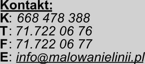 malowanie linii